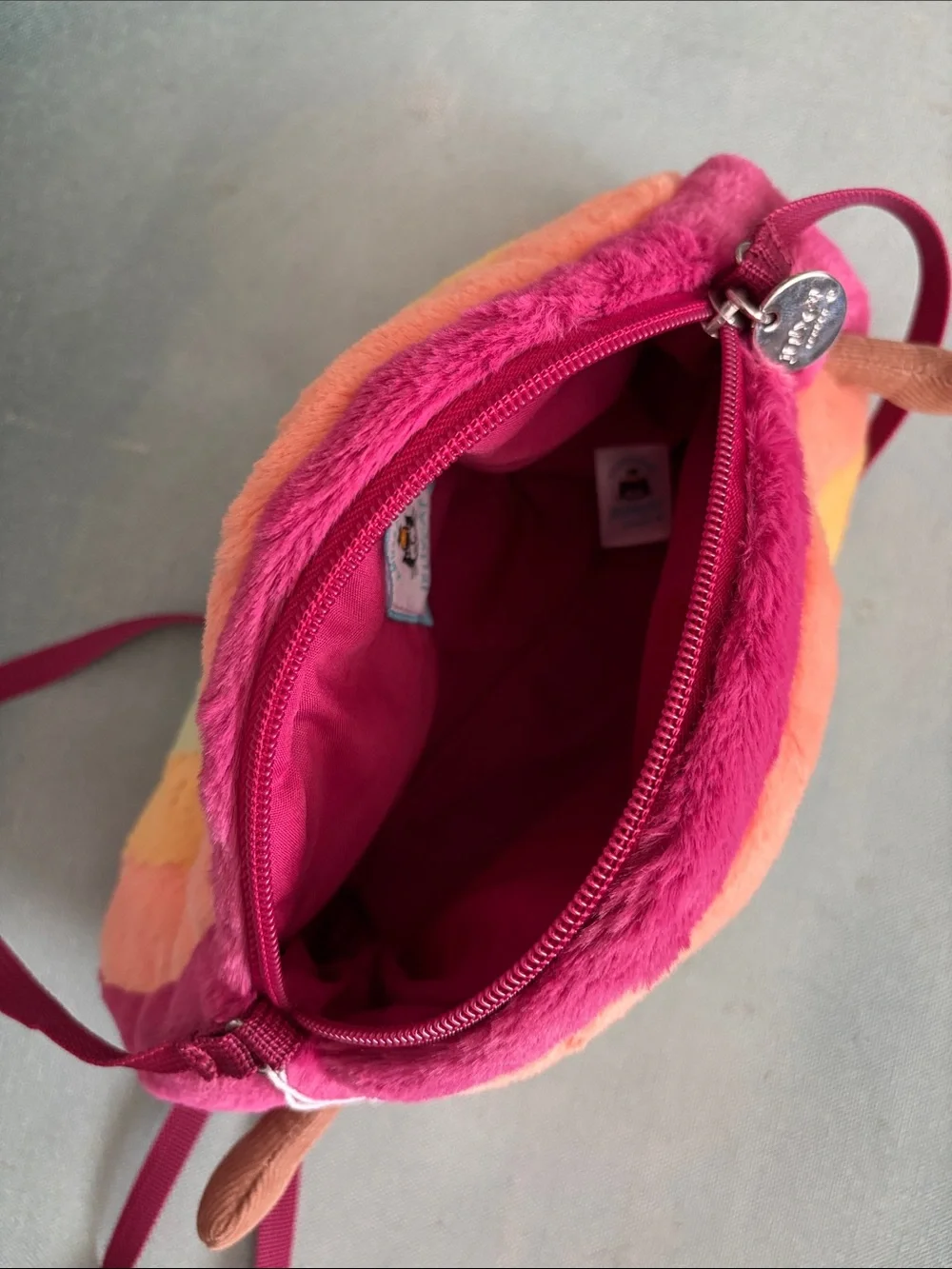 Jellycat Amuseables Rainbow Plushie Bag Purse